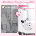Premium packaging and complete contents of the imported microdermabrasion device for Indian consumers.