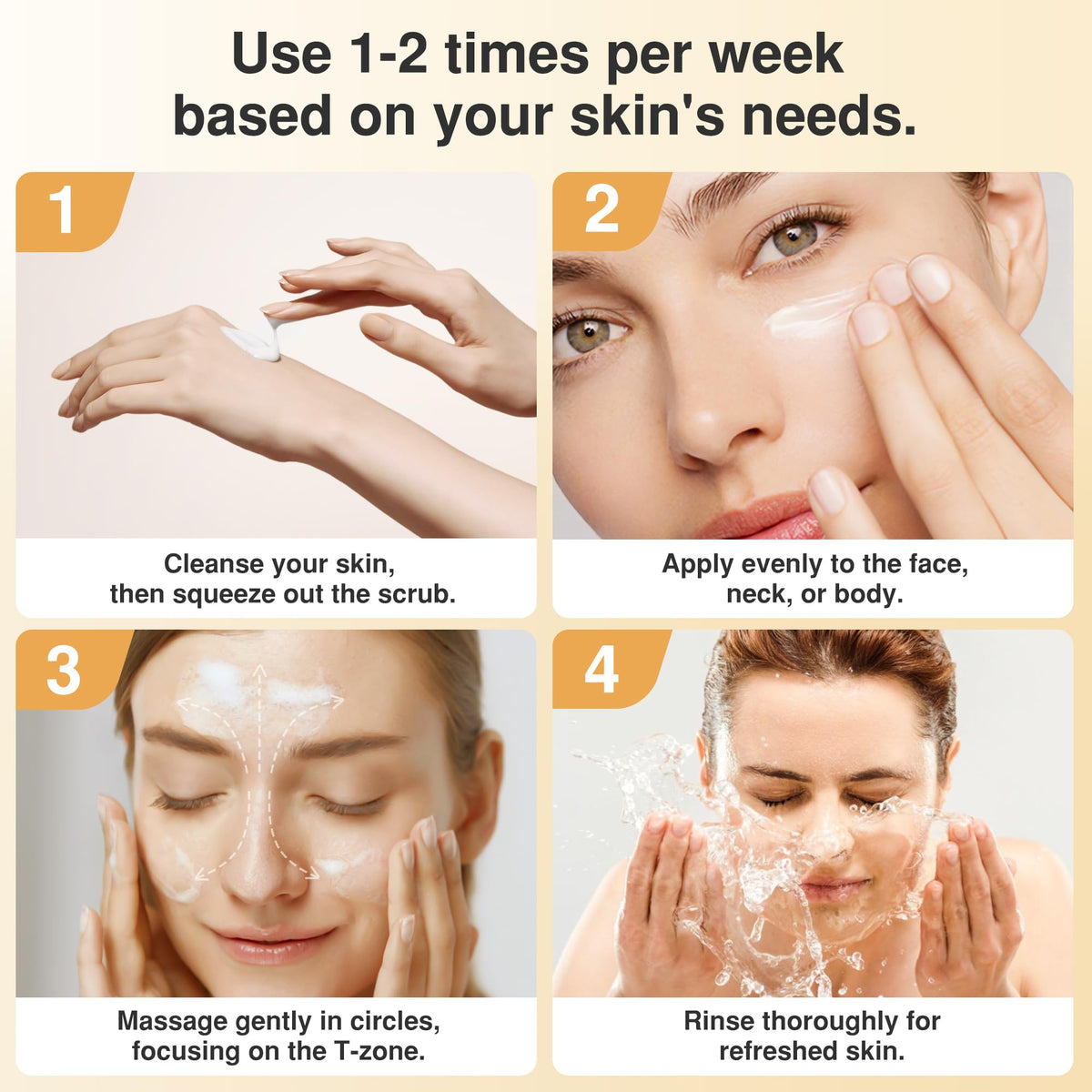 Tantea rice extract facial exfoliator safe for sensitive skin