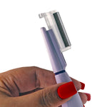 Two pack of clear sonic microdermabrasion tips displayed on a clean background.