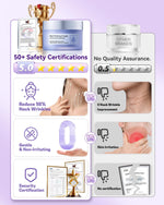 Side view of Loviton skin tightening neck cream container