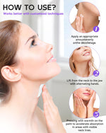 Loviton neck and decollete firming jar placed on clean background
