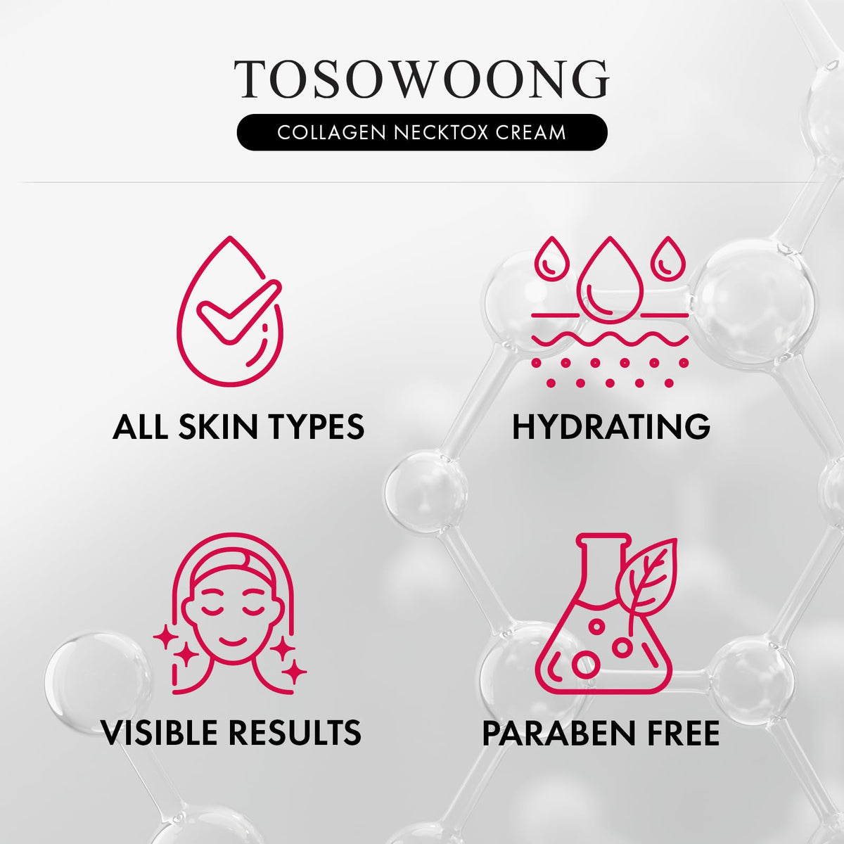 Texture of Tosowoong Collagen Necktox cream
