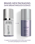 Alastin neck complex packaging showing TriHex Technology label
