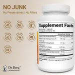 Authentic Dr. Berg imported immune bone and heart health capsules packaging detail