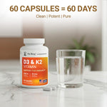 Dr. Berg seven-in-one formula capsules showing gluten-free and non-gmo certifications
