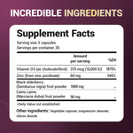 Dr. Berg Nutritionals Advanced Immune Support secure top seal and product safety features
