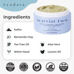 Ayadara cystic acne treatment product packaging showing authentic USA imported skincare label