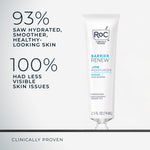 Dermatologist developed RoC barrier repair evening face cream packaging