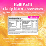 BelliWelli Orange Yuzu Mandarin supplement tub highlighting probiotics and collagen
