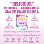 BelliWelli birthday cake flavor gut friendly snack bar nutritional facts