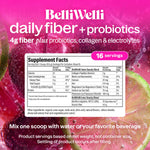 Belli Welli 4 in 1 daily fiber supplement nutrition label facts