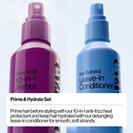 Eva NYC Mane Magic 10 in 1 Heat Protectant Spray bottle highlighting the argan oil formula benefits