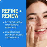 Authentic imported St. Ives deep exfoliating face scrub for oily skin care routine