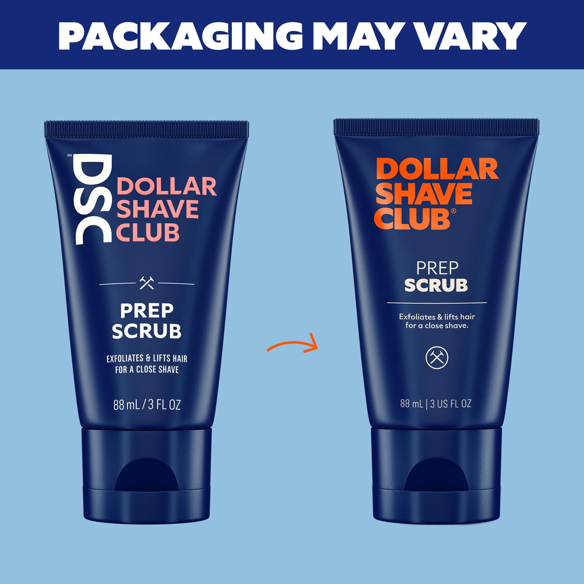 Imported USA grooming product pack from Dollar Shave Club for men and women