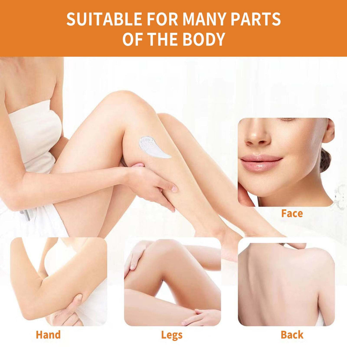 Two pack premium orange enzyme face and body scrub set for all skin types.