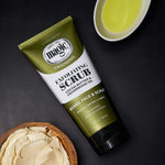 SoftSheen-Carson facial wash and scrub application guide on tube back