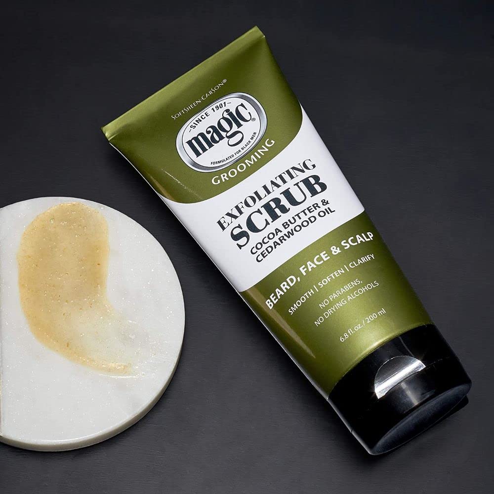 SoftSheen-Carson clarifying beard and face scrub for razor bump prevention