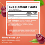 EZ Melts sleep bundle nutritional facts and ingredients label detailing melatonin content and calming botanical extracts