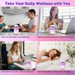 Flyrocer vegan calming gummies bottle highlighting premium ingredients.