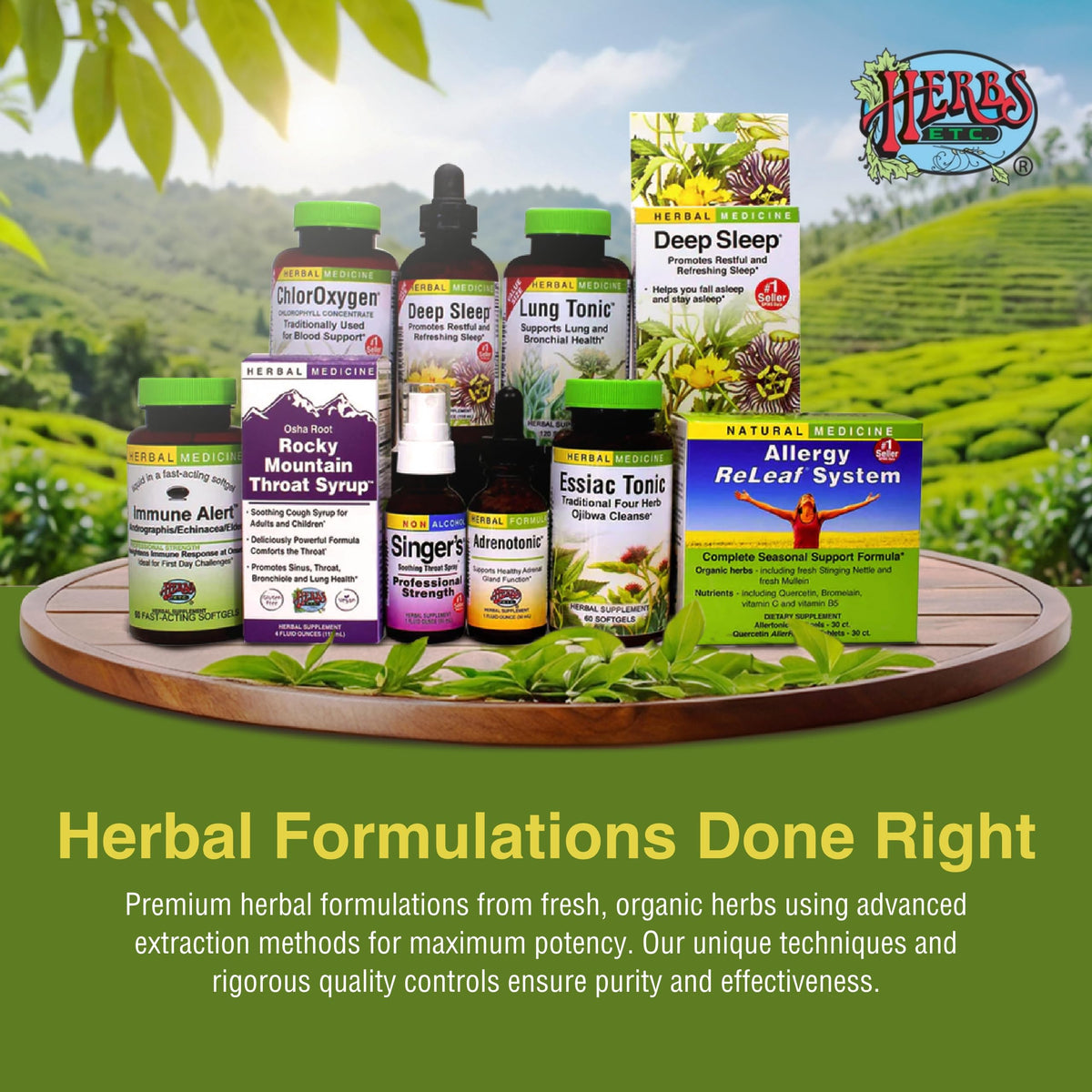 Herbs Etc Deep Sleep non habit forming sleeping aid dosage guidelines and safety labels.