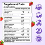 Sijigood strawberry flavored melatonin free sleep supplements close up view