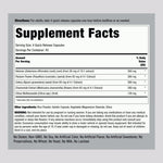 Piping Rock Calm Caps supplement showing the herbal blend ingredient list.