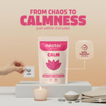 Travel friendly wellness packaging of Nectar Patches Calm Vitamin B supplements