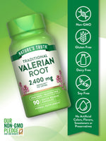 Authentic USA imported premium non GMO gluten free valerian root capsules for relaxation