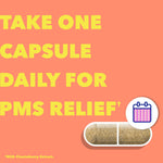 Midol Peace Out dietary supplement close up view of premium capsules