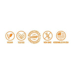 NusaPure Valerian Root twenty to one extract capsules back label with full dietary specifications.