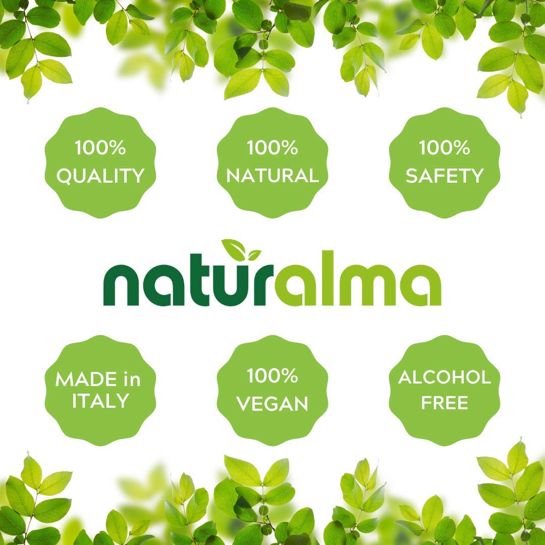 Side view of Naturalma Valerian Root liquid supplement bottle displaying clear usage instructions