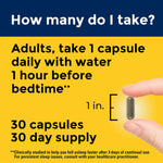 Nature Made 200 milligrams herbal sleep aid package details