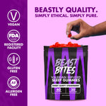 Sixty count bottle of plant-based nighttime recovery gummies for muscle relaxation
