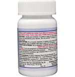 Back label of Formula 303 showing valerian root and magnesium supplement facts