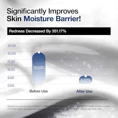 Anua moisture barrier repair cream 100ml packaging back details.
