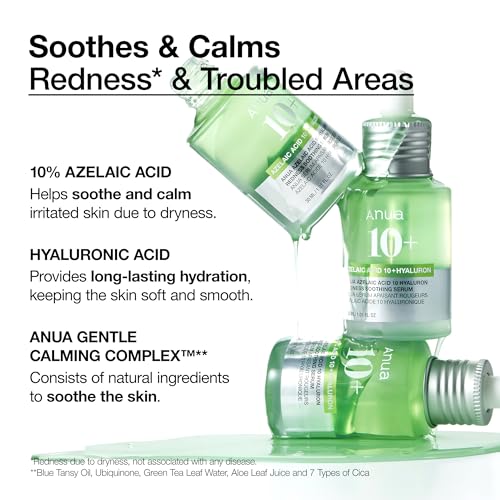 Anua redness soothing prep and boost box packaging details