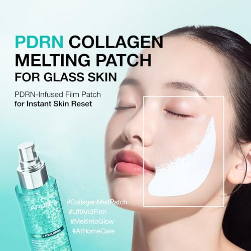 Close up of the thin film design of the salmon DNA wrinkle patch for fine lines and skin firming.