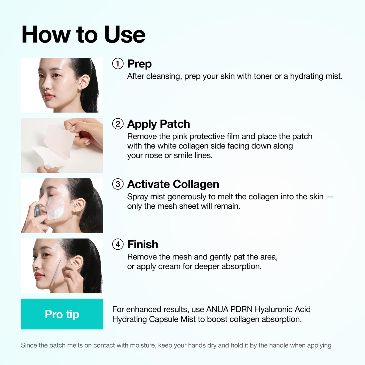 Anua PDRN lifting and firming routine set unboxed on a clean background highlighting genuine imported authenticity.