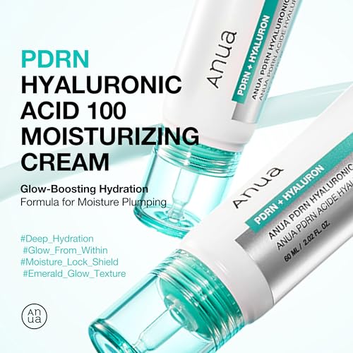 Anua PDRN deep moisturizing cream for long-lasting skin elasticity and a glass skin glow