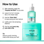 Anua Korean glass skin booster pads box packaging detailing ingredients