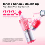 Back label of the Anua Niacinamide TXA Brightening Booster Toner displaying the authentic formulation details.