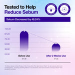Infographic illustrating the centella asiatica and ceramide soothing formula of the Korean skincare patch