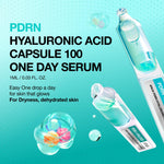 Anua Salmon DNA PDRN Hydration Serum single use capsule close up view
