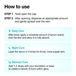 Anua PDRN Collagen and Hyaluronic Acid skincare set back label with ingredients