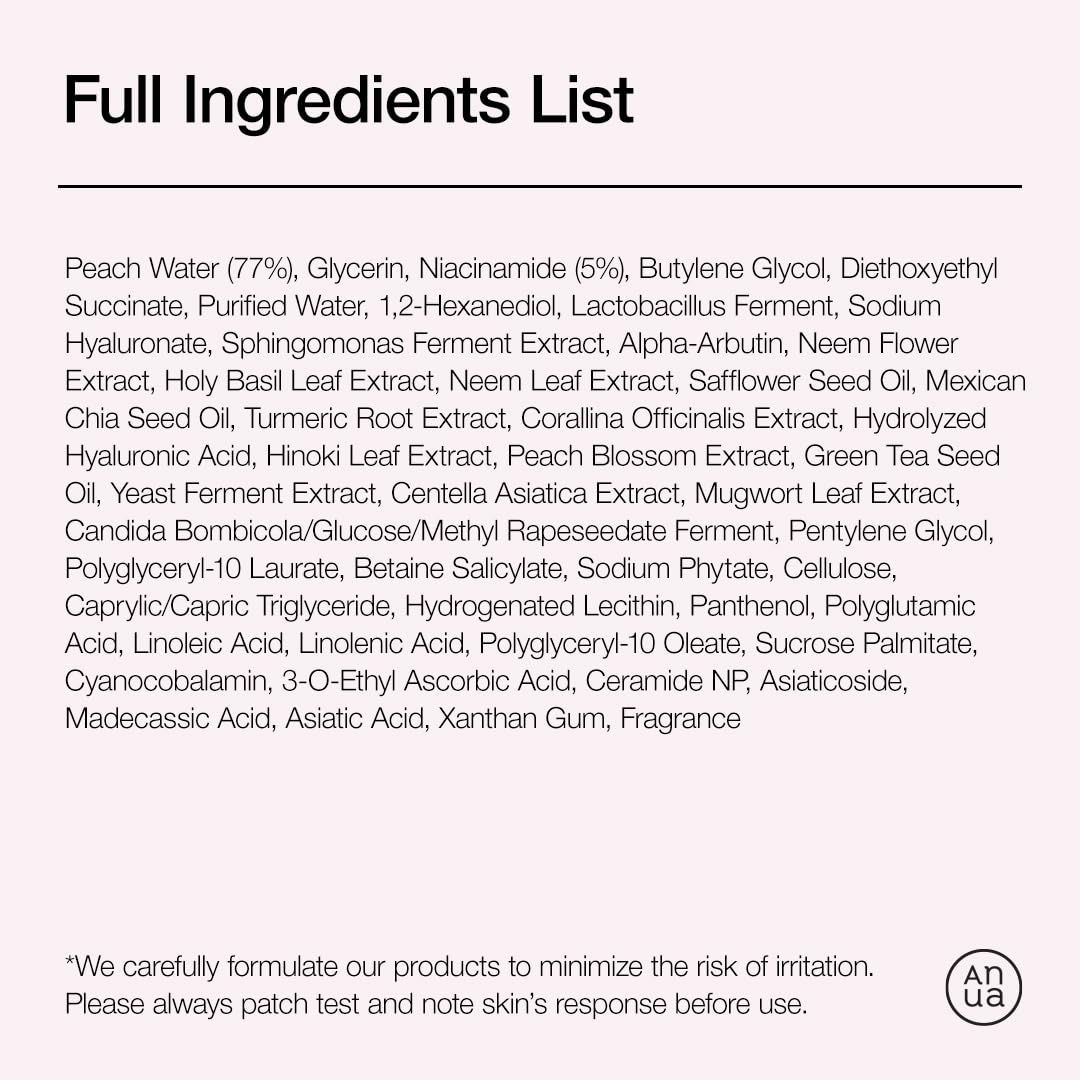 Fermented peach water serum texture application guide