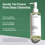 Authentic USA imported Anua heartleaf pore control cleanser liquid texture
