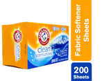Side view of the two hundred count fabric softening sheets container