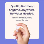 EZ Melts zinc dietary supplement bottle on a clean white background