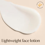 Aveeno fragrance free oat facial moisturizer product packaging showing prebiotic oat benefits