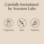Back label of Aveeno daily moisturizing non comedogenic face lotion with ingredient details